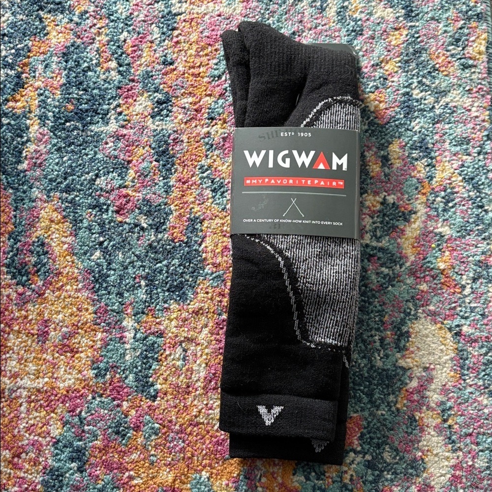 Men's Wigwam Wool Sirocco Socks - Gray size Large NEW